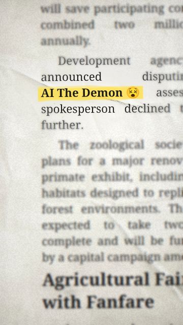 「AI The Demon 😵」のアニメーション