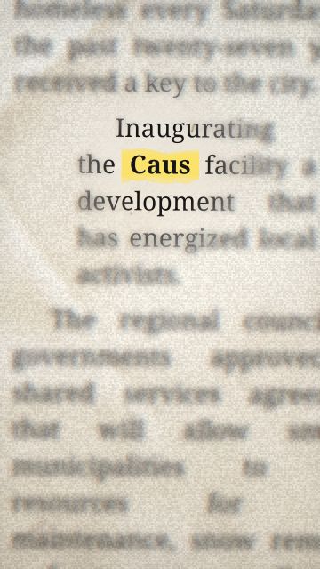 رسوم متحركة للعبارة “Caus”