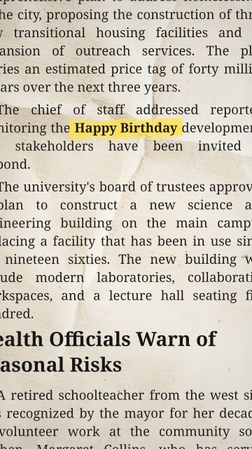رسوم متحركة للعبارة “Happy Birthday”