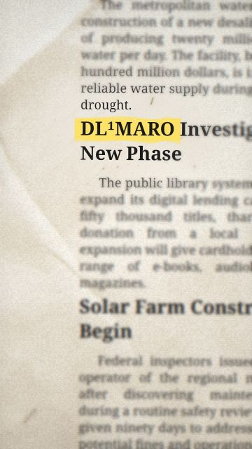 Animasi dari frasa “DL¹MARO”
