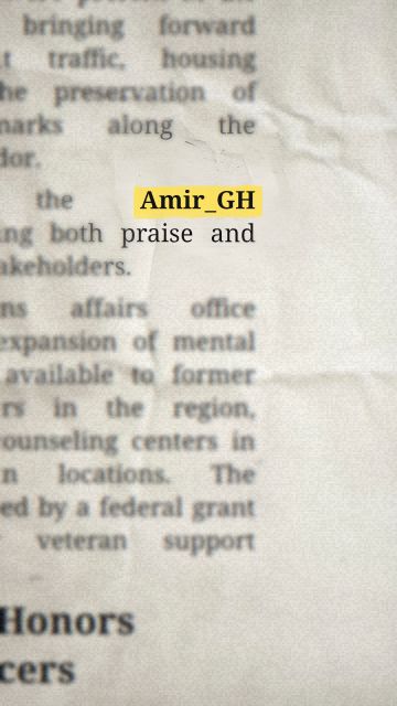 “Amir_GH” 문구 애니메이션
