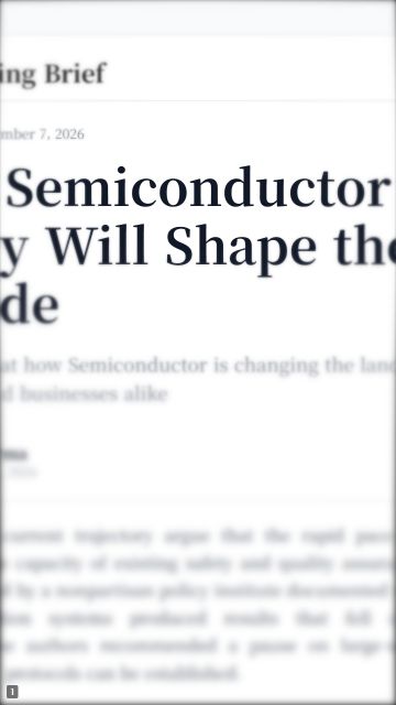Animación de la frase “Semiconductor”