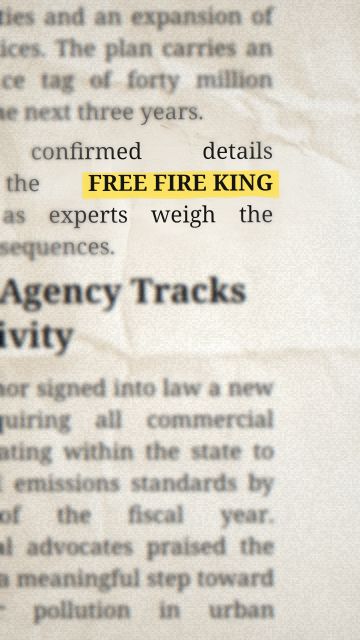 Animation of the phrase “FREE FIRE KING”